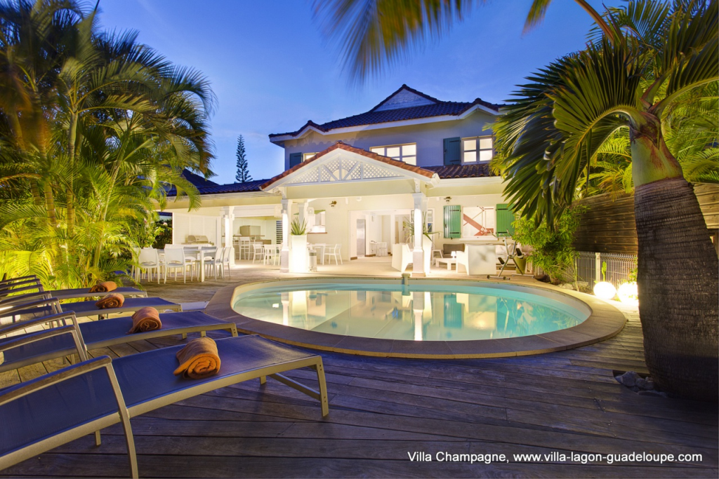Luxury villa rental in Guadeloupe